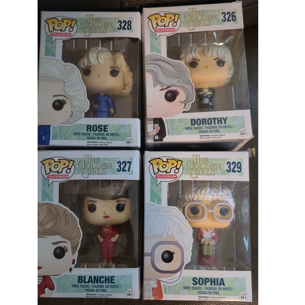 Funko Pop Television The Golden Girls Set Dorothy Blanche Rose Sophia 326-329